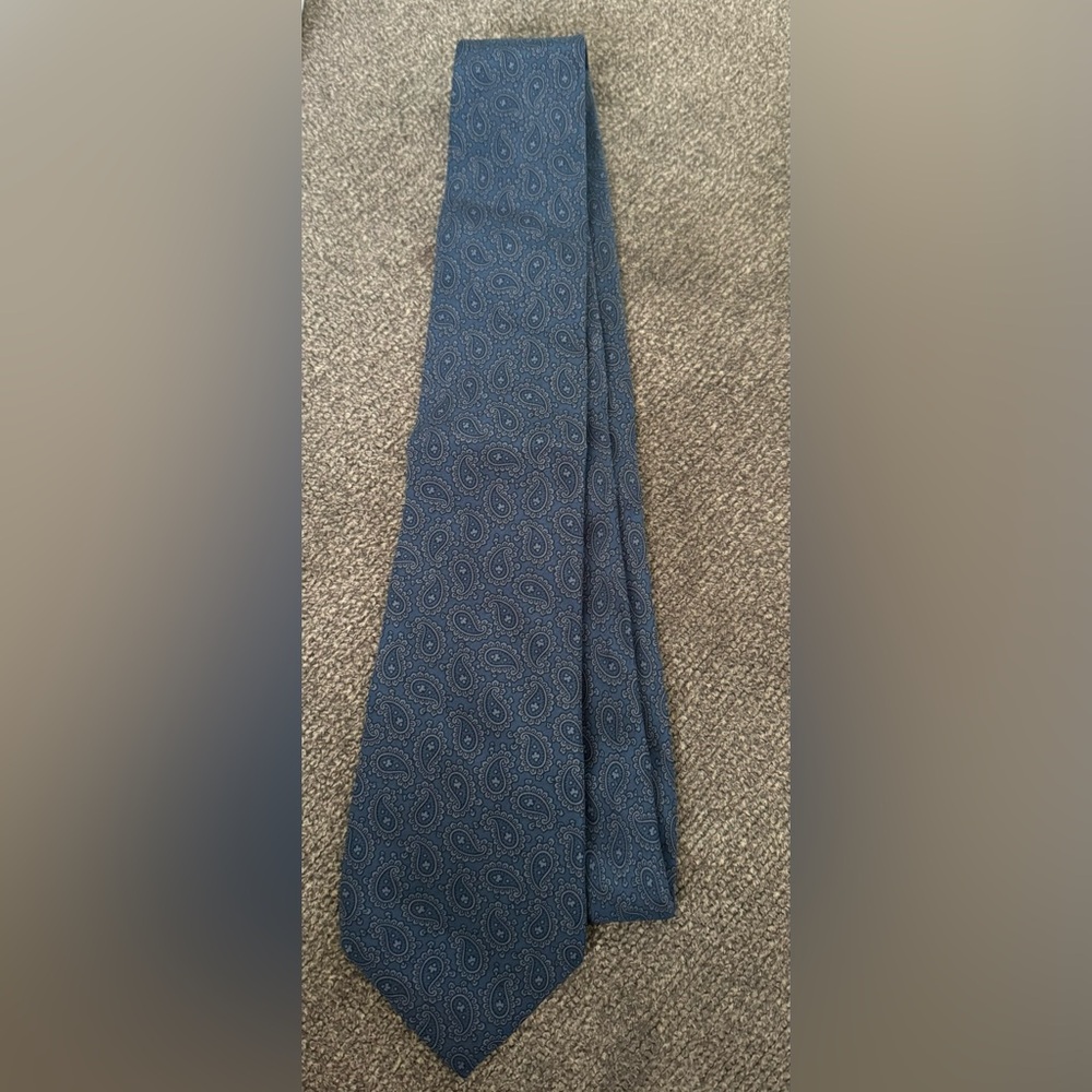 Christian Dior Paisley Pattern Tie - Picture 9 of 10